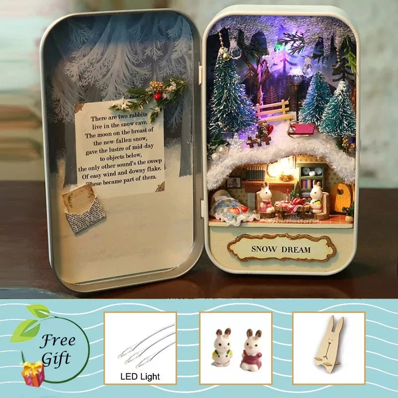 Book Nook Japon DIY Kit Lumineux