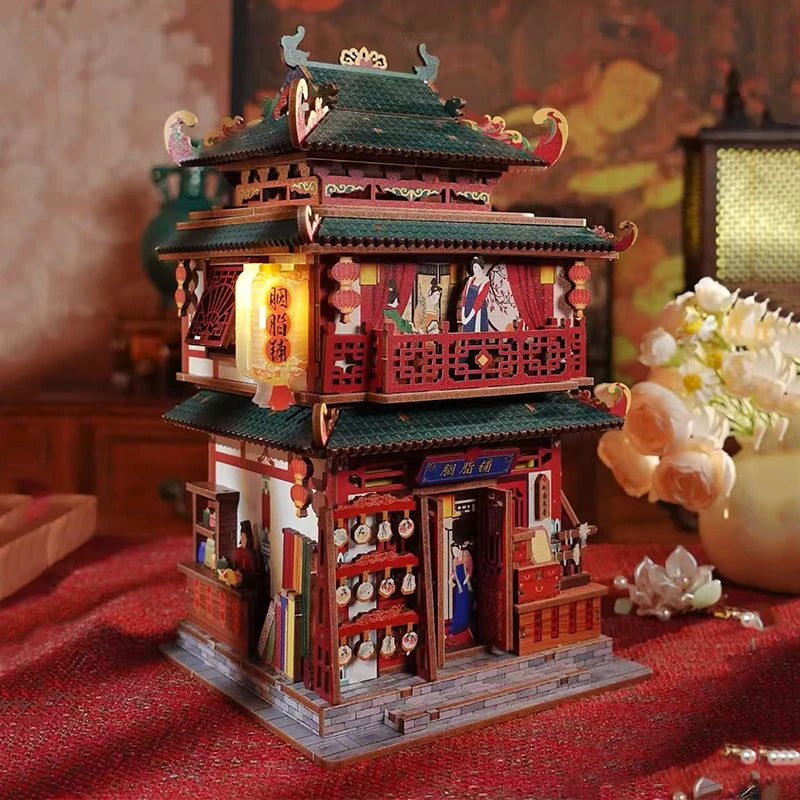 Book Nook Japon Kit Miniature Bois