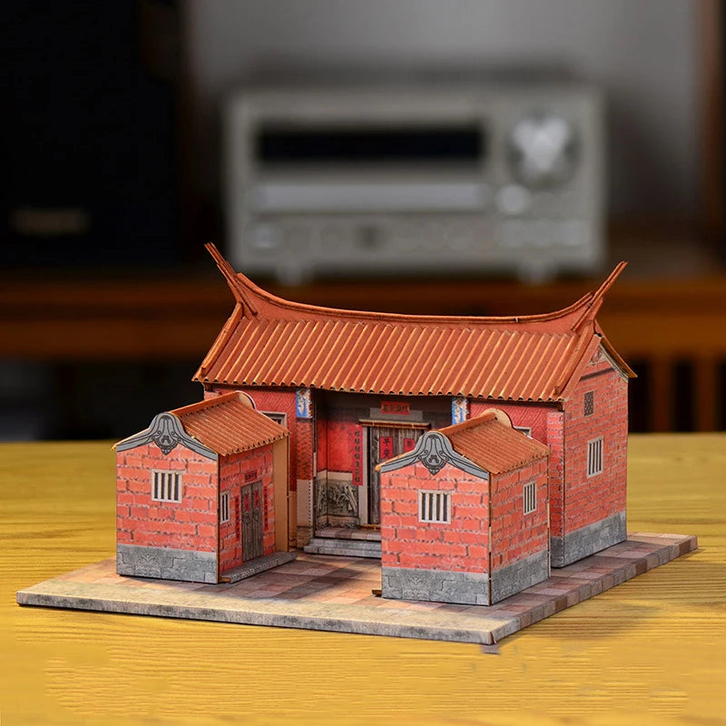 Book Nook Japon Kit Miniature Bois Éclairé