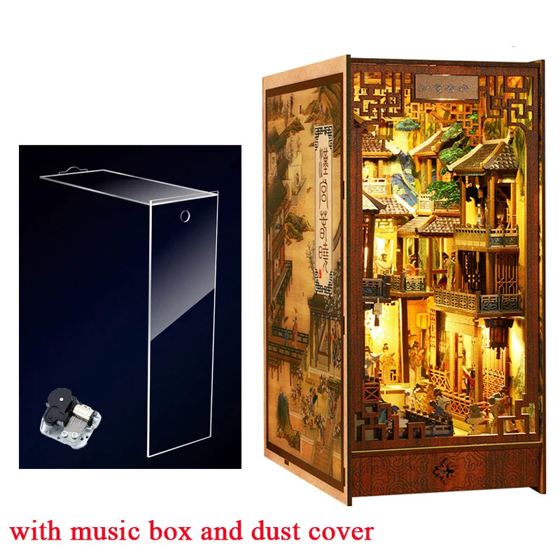 Book Nook Japon Kit Bois Lumineux