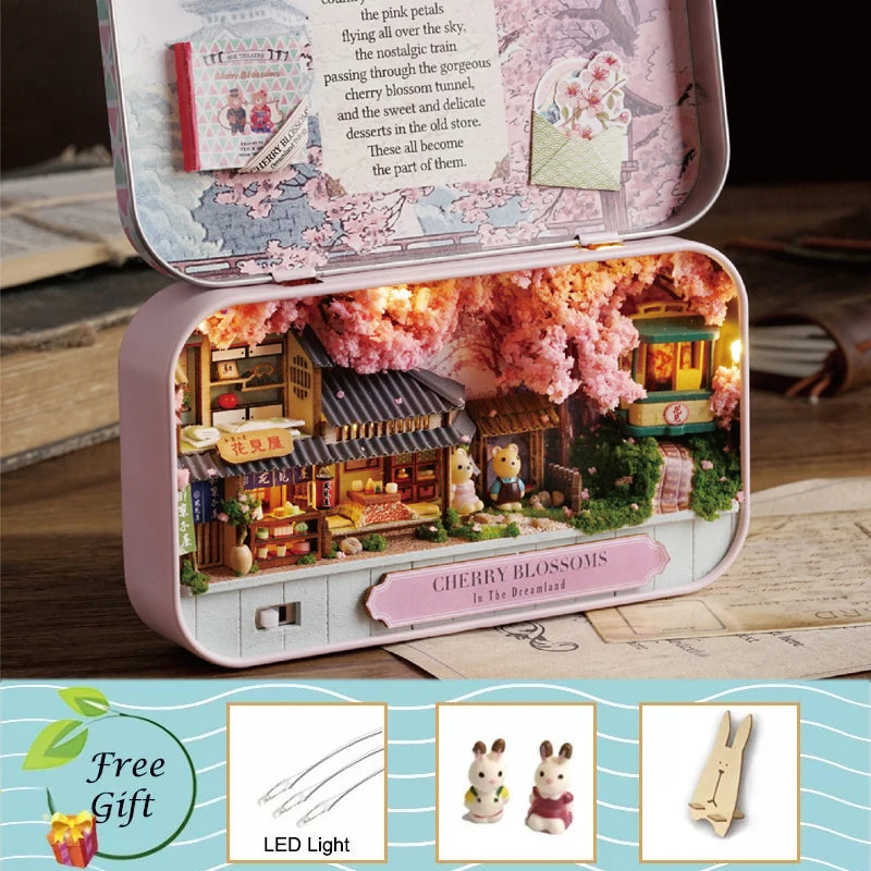 Book Nook Japon DIY Kit Lumineux