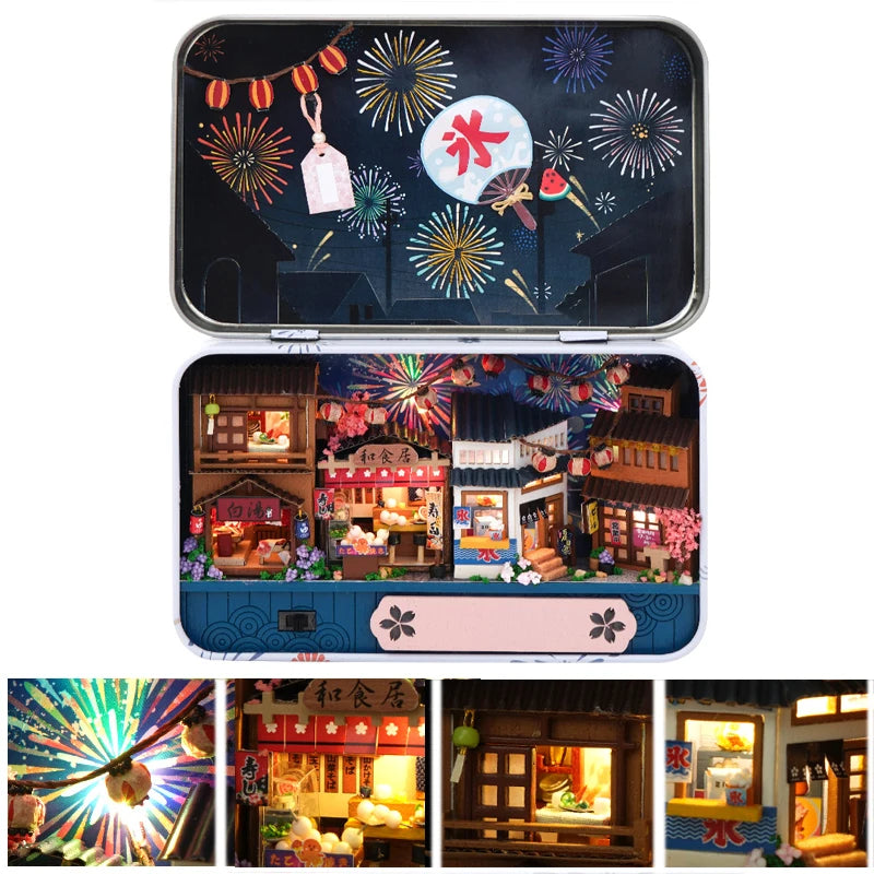 Book Nook Japon Kit Lumineux Maquette