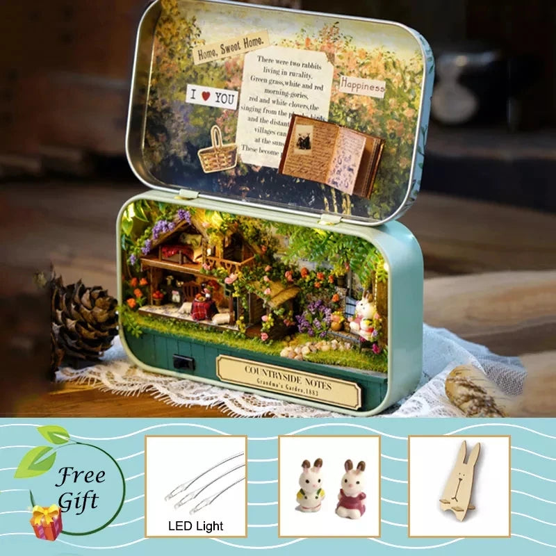 Book Nook Japon DIY Kit Lumineux