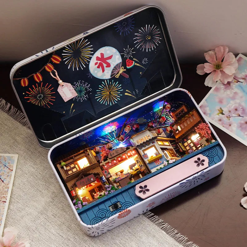 Book Nook Japon Kit Lumineux Maquette