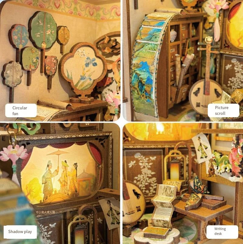 Book Nook Japon Kit Miniature DIY