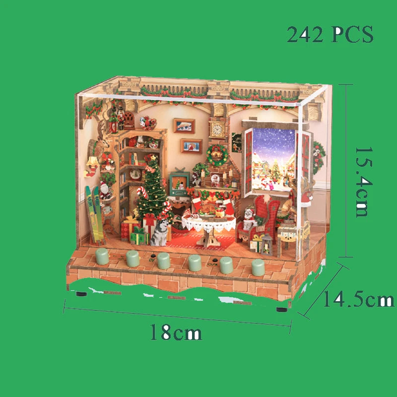 Book Nook Japon Kit Miniature Bois