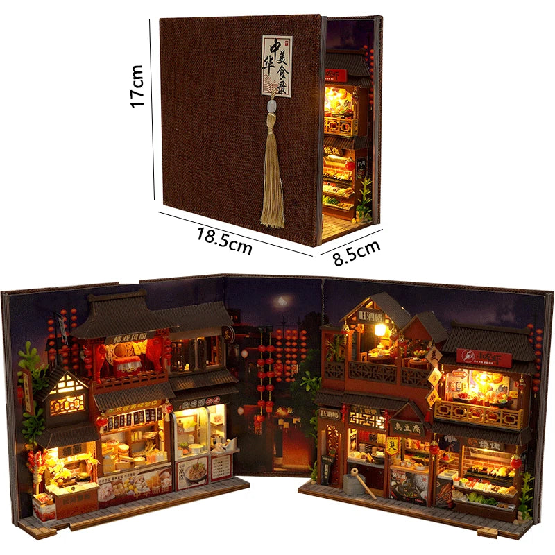 Book Nook Japon Maison Miniature DIY