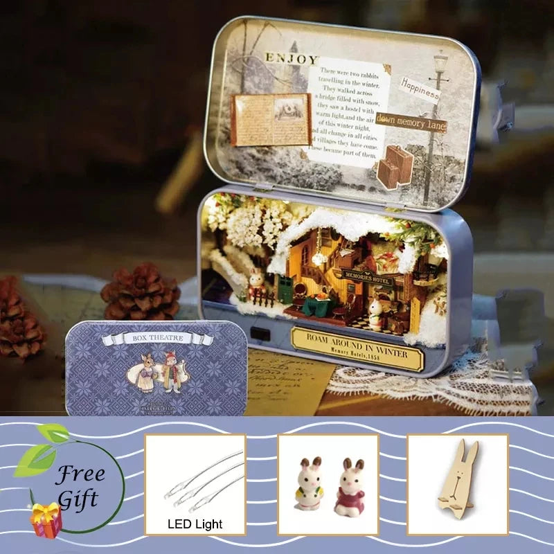 Book Nook Japon Kit Lumineux Maquette