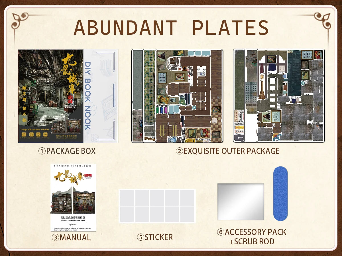 Book Nook Japon DIY Lumineux Maquette