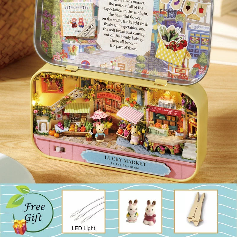 Book Nook Japon DIY Kit Lumineux