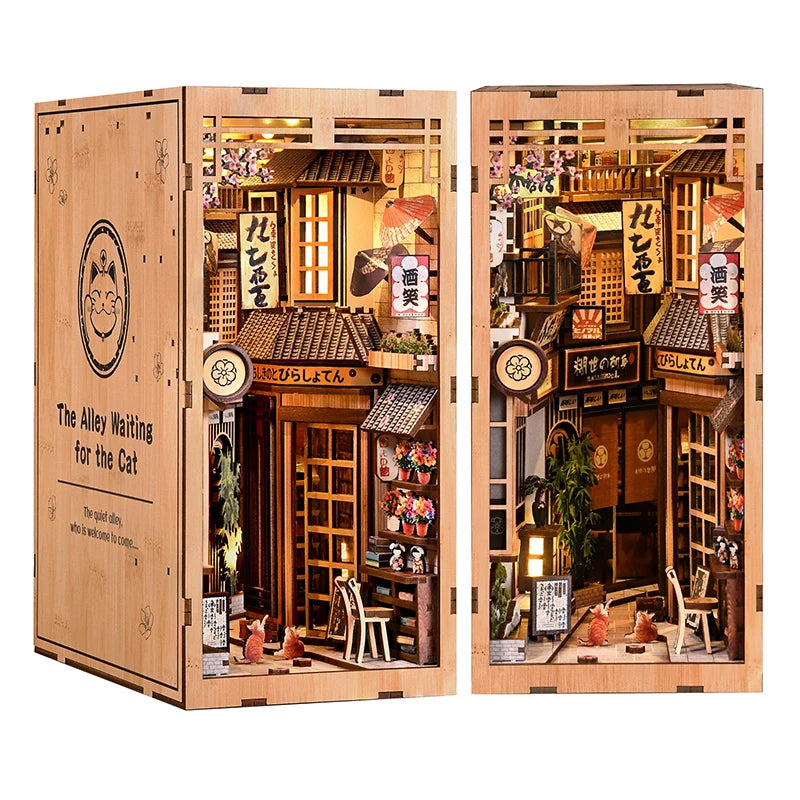 Book Nook Japon Kit Bois Lumineux Adulte