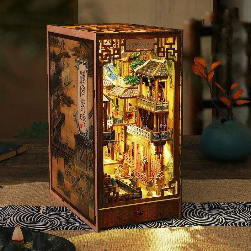 Book Nook Japon Kit Bois Lumineux